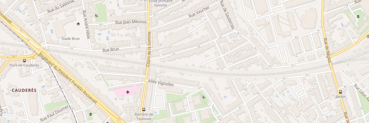 Plan du 17 Rue Pierre de Ladime à Bordeaux