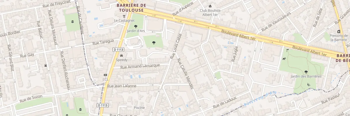 Plan du 1 Rue Catulle Mendès à Bordeaux