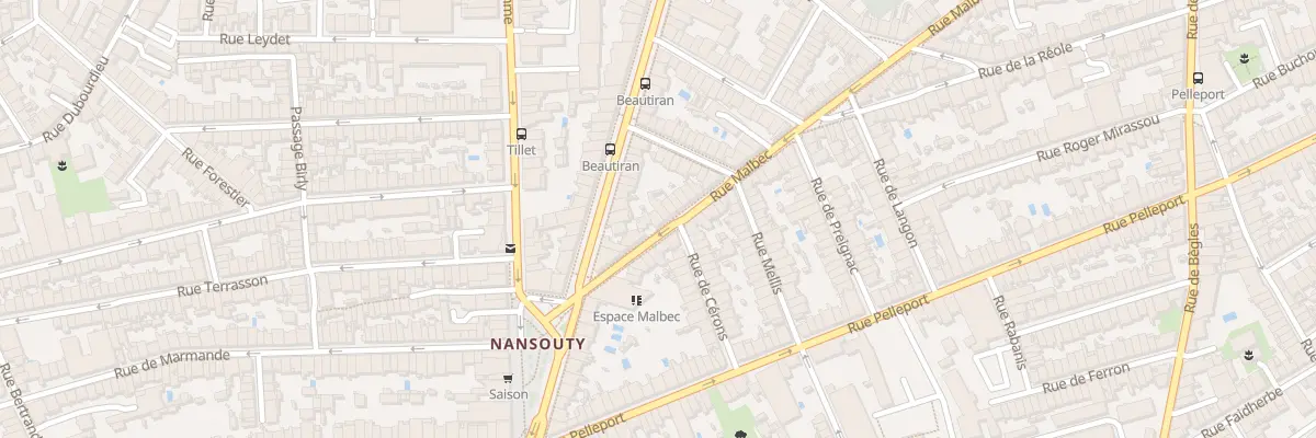 Plan du 247 Rue Malbec à Bordeaux