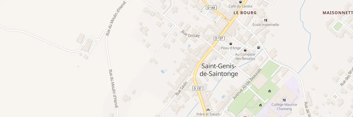 Plan du 5276 Le Bourg à Saint-Genis-de-Saintonge
