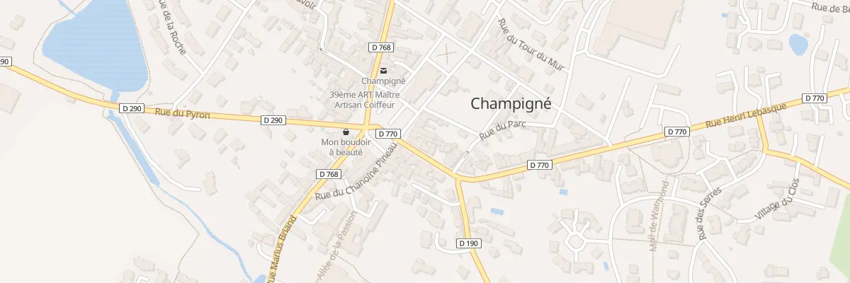Plan du 3 Rue Henri Lebasque aux Hauts-d’Anjou