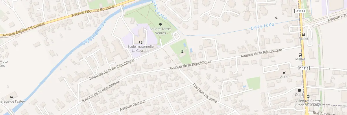 Plan du 33B Av de la République à Villenave-d’Ornon