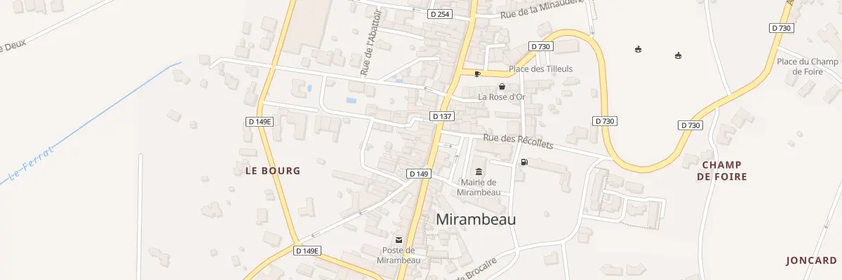 Plan du 45 Av de la République à Mirambeau