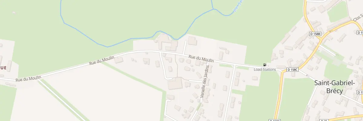 Plan du 16 Rue du Moulin à Creully sur Seulles