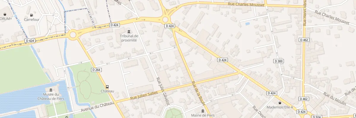 Plan du 87 Rue de la Boule à Flers