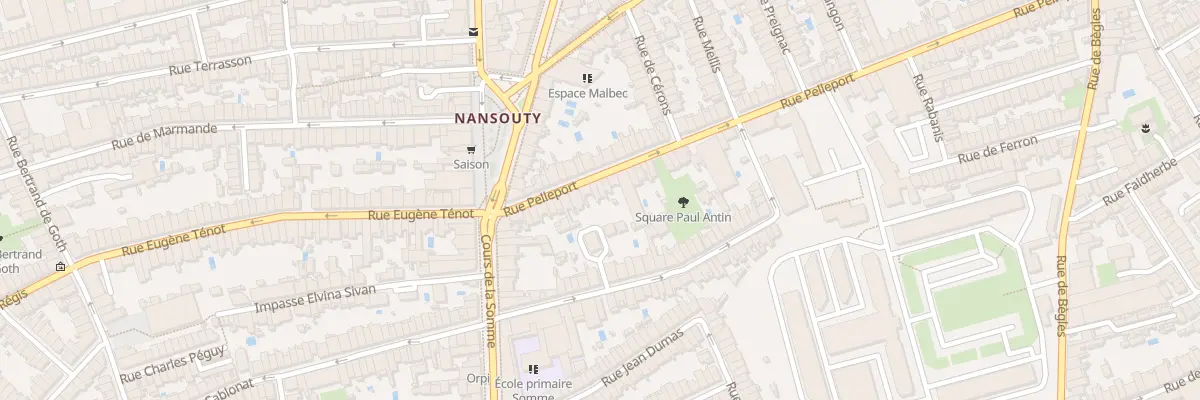Plan du 294B Rue Pelleport à Bordeaux