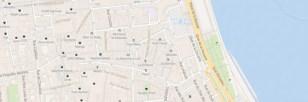 Plan du 9 Rue de Mérignac à Bordeaux