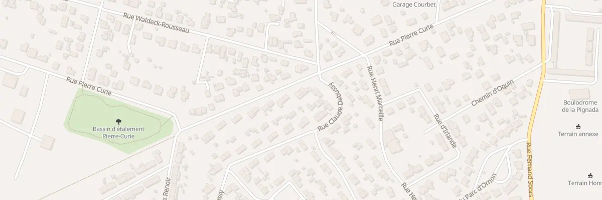 Plan du 63 Rue Pierre Curie à Villenave-d’Ornon