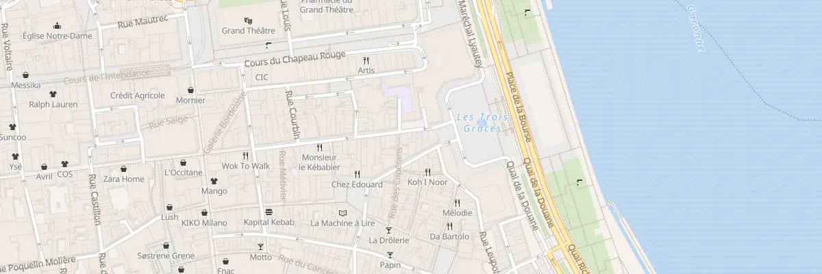 Plan du 10 Rue Saint Rémi à Bordeaux