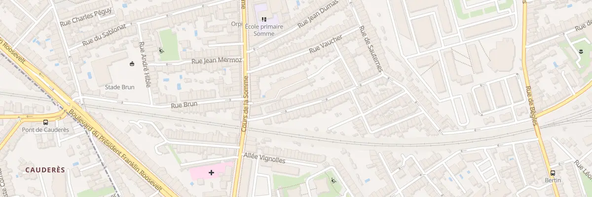 Plan du 18 Rue Pierre de Ladime à Bordeaux