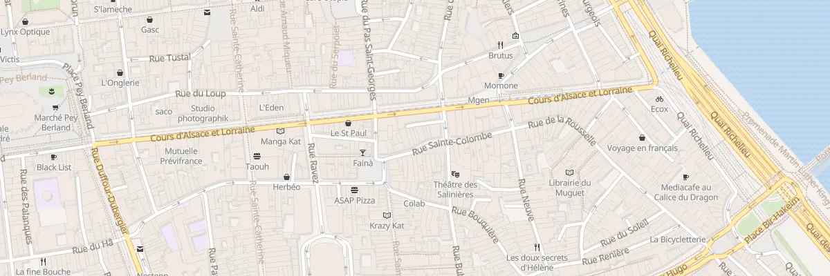 Plan du 41 Rue Sainte-Colombe à Bordeaux