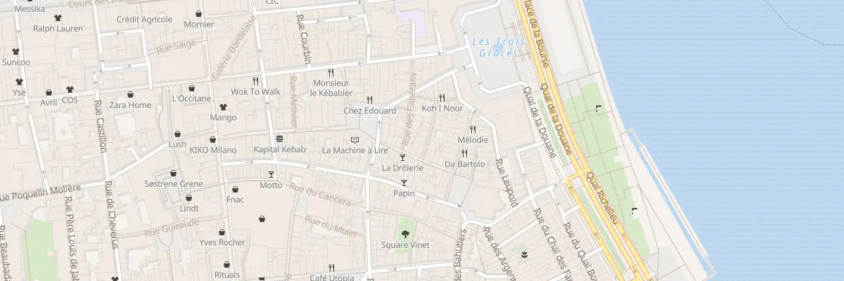 Plan du 13 Rue de Mérignac à Bordeaux