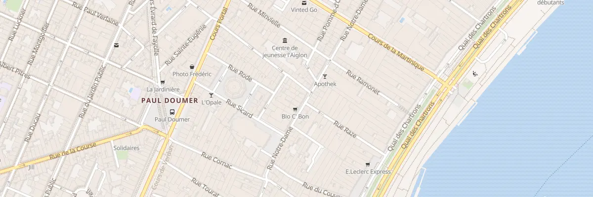 Plan du 77 Rue Notre Dame à Bordeaux