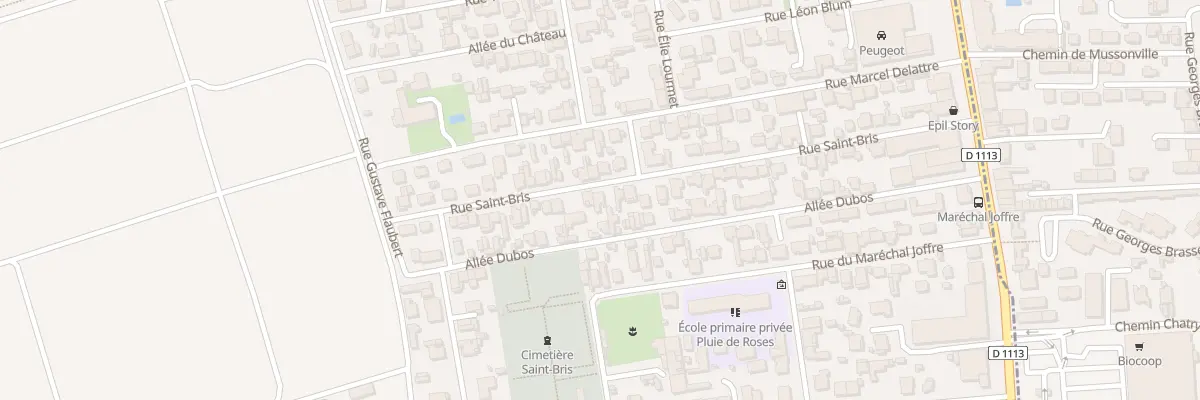 Plan du 42 Rue Saint Bris à Villenave-d’Ornon