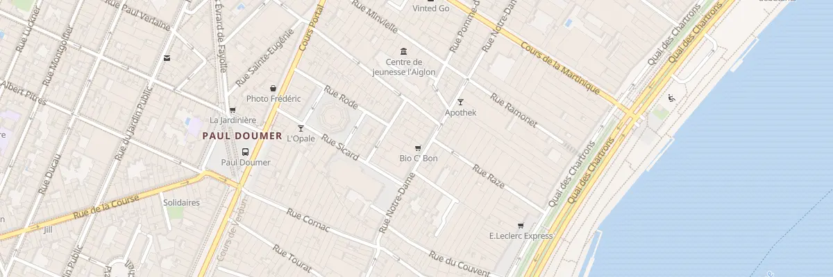 Plan du 75 Rue Notre Dame à Bordeaux