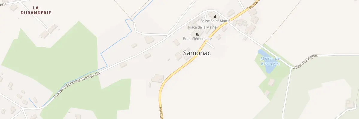 Plan du 3 Av des Cotes de Bourg à Samonac