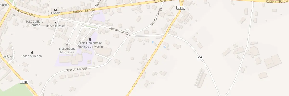 Plan du 41 Rue du Calvaire à L’Absie