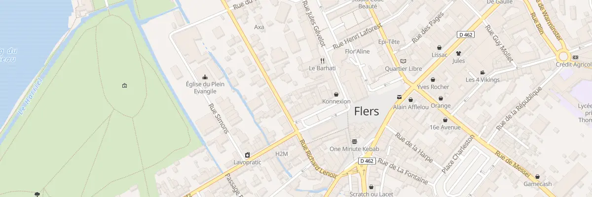 Plan du 14B Rue Richard Lenoir à Flers