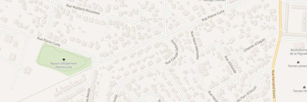 Plan du 61 Rue Pierre Curie à Villenave-d’Ornon