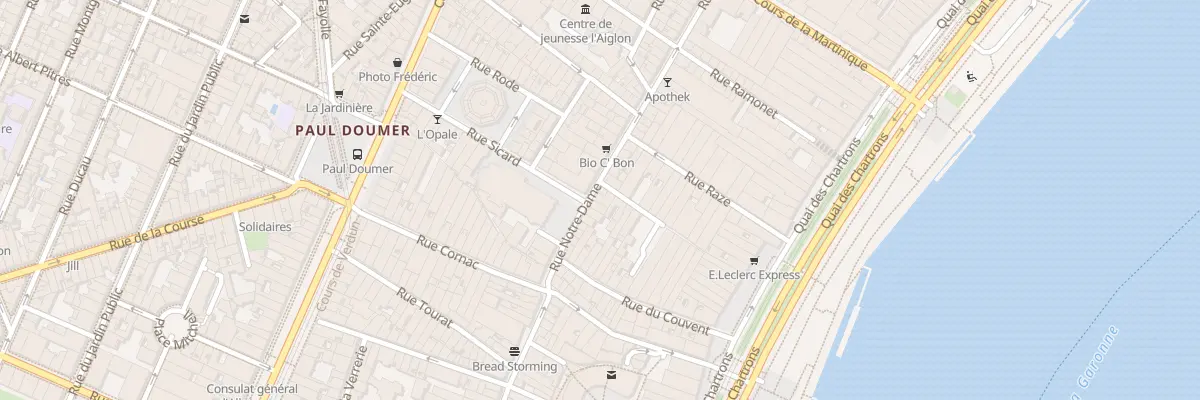Plan du 68 Rue Notre Dame à Bordeaux
