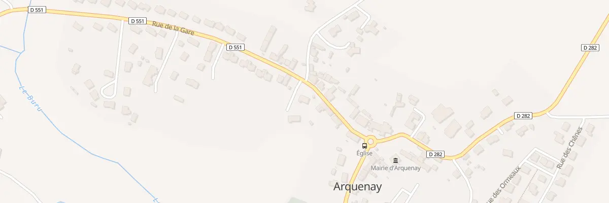 Plan du 7 Rue de la Gare à Arquenay