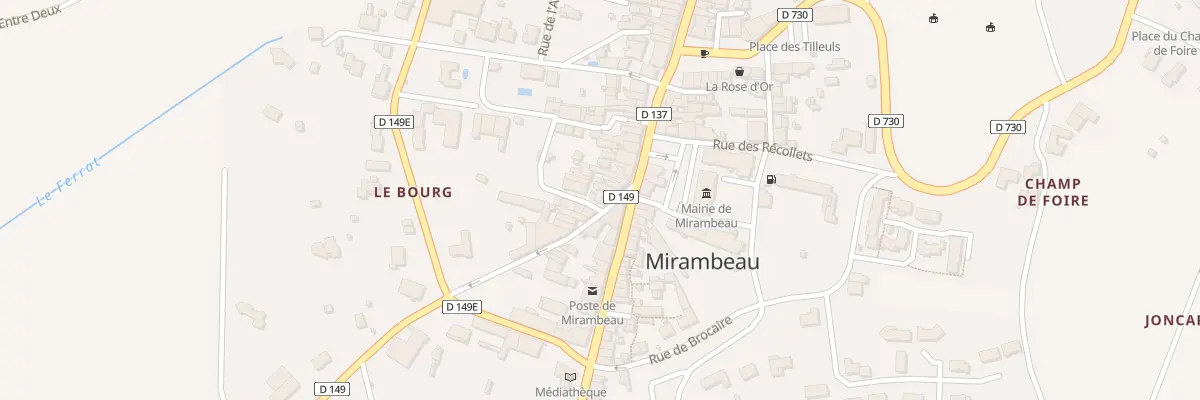 Plan du 2B Che de la Font du Bourg à Mirambeau