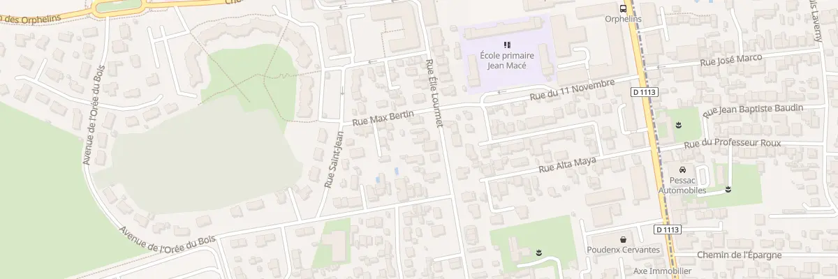 Plan du 32 Rue Elie Lourmet à Villenave-d’Ornon