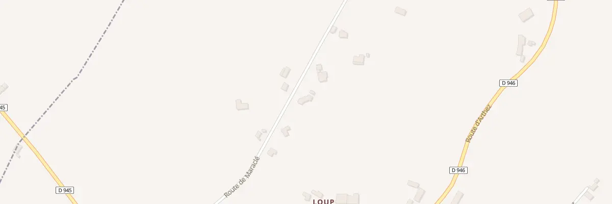 Plan du 1207 Rte de Maracle à Morlanne