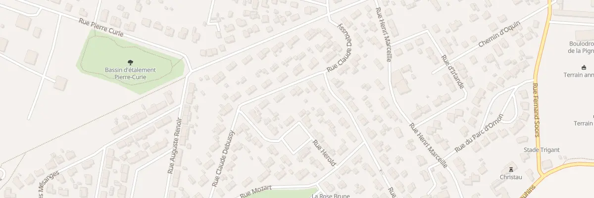 Plan du 24 Rue Claude Debussy à Villenave-d’Ornon