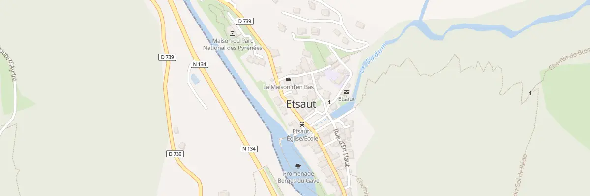 Plan du 13 Rue d’En Bas à Etsaut