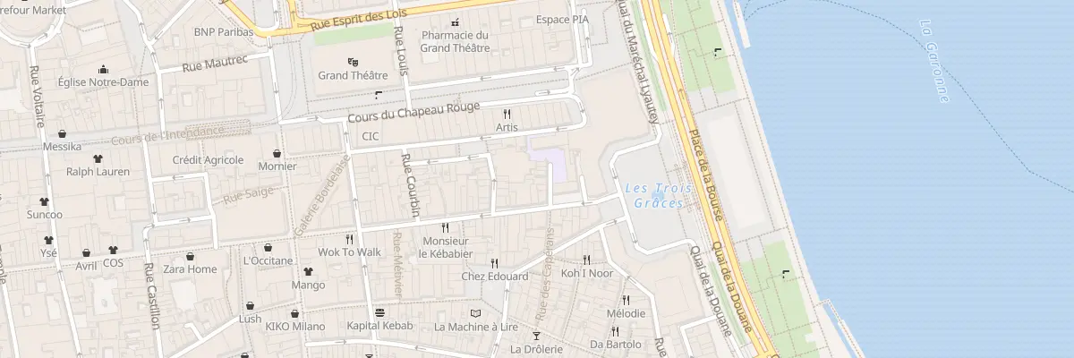 Plan du 17 Rue Dieu à Bordeaux