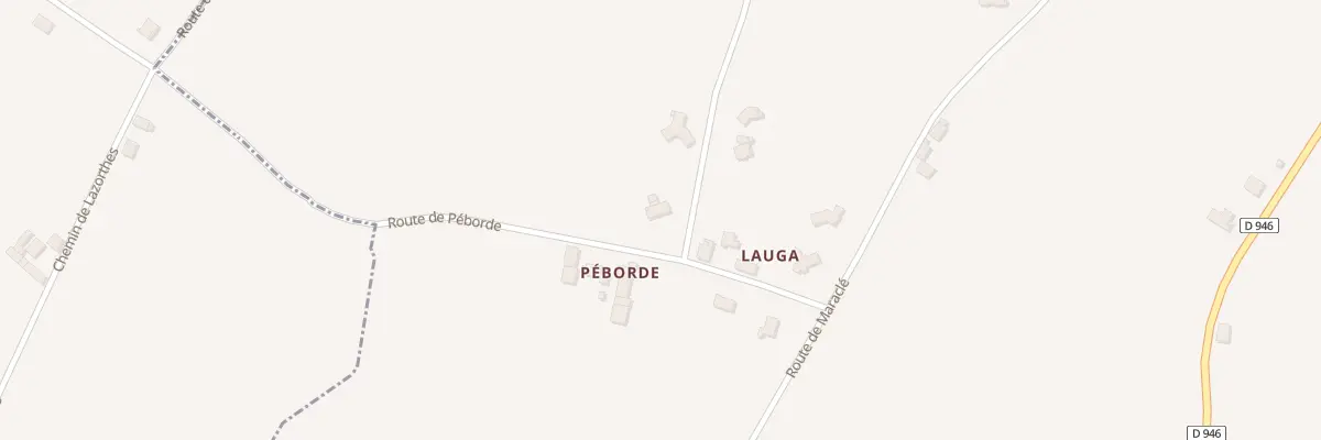 Plan du 40 Rte de Samarotte à Morlanne
