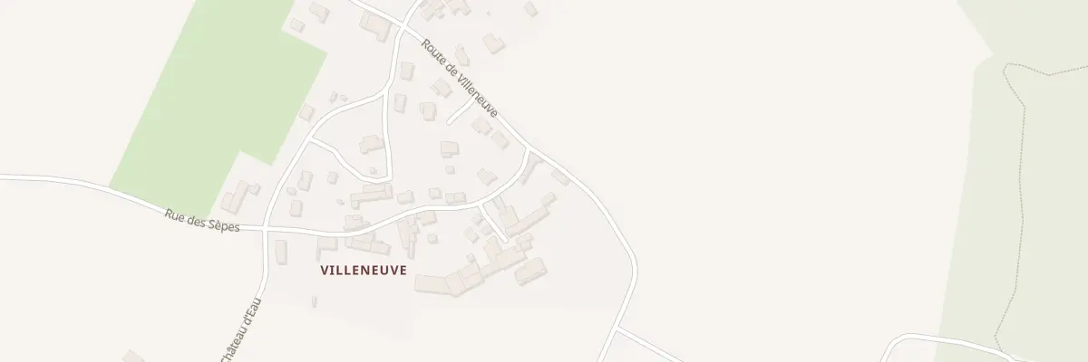 Plan du 221 Rte de Villeneuve à Mazeray