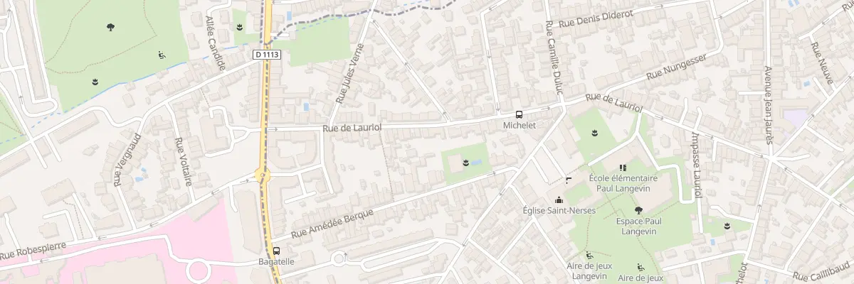 Plan du 53 Rue Lauriol à Bègles