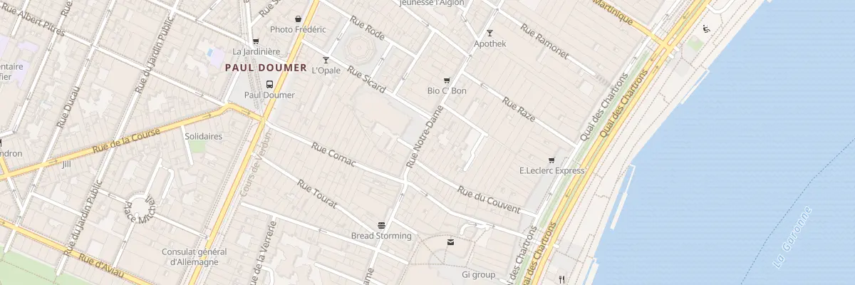 Plan du 58 Rue Notre Dame à Bordeaux