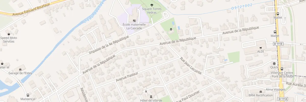 Plan du 38 Av de la République à Villenave-d’Ornon