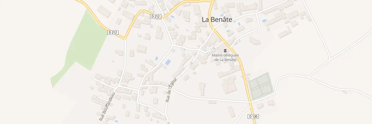 Plan du 12 Rue de l’Eglise - La Benate à Essouvert