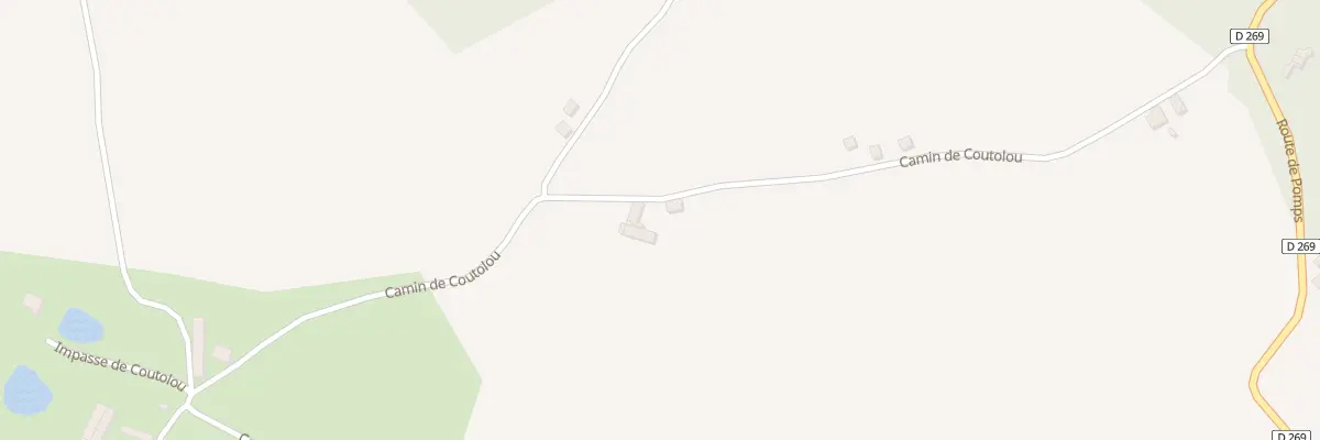 Plan du 890 Cami de Coutolou à Castillon (Canton d’Arthez-de-Béarn)