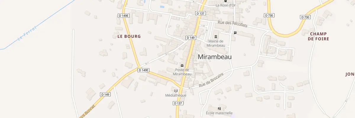 Plan du 19 Av de la République à Mirambeau