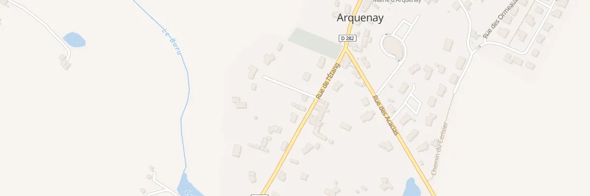 Plan du 6 Rue de l’Étang à Arquenay