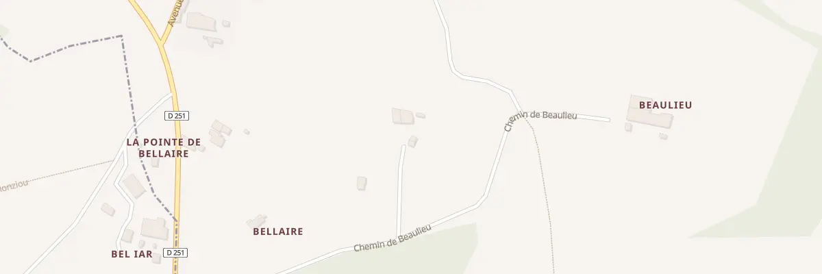 Plan du 7 Chem de Beaulieu à Samonac