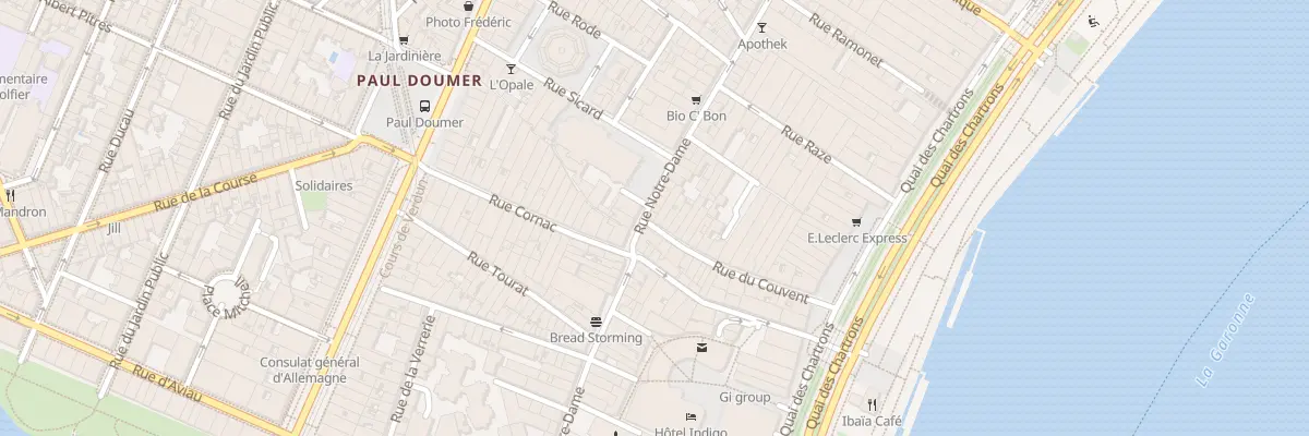 Plan du 52 Rue Notre Dame à Bordeaux