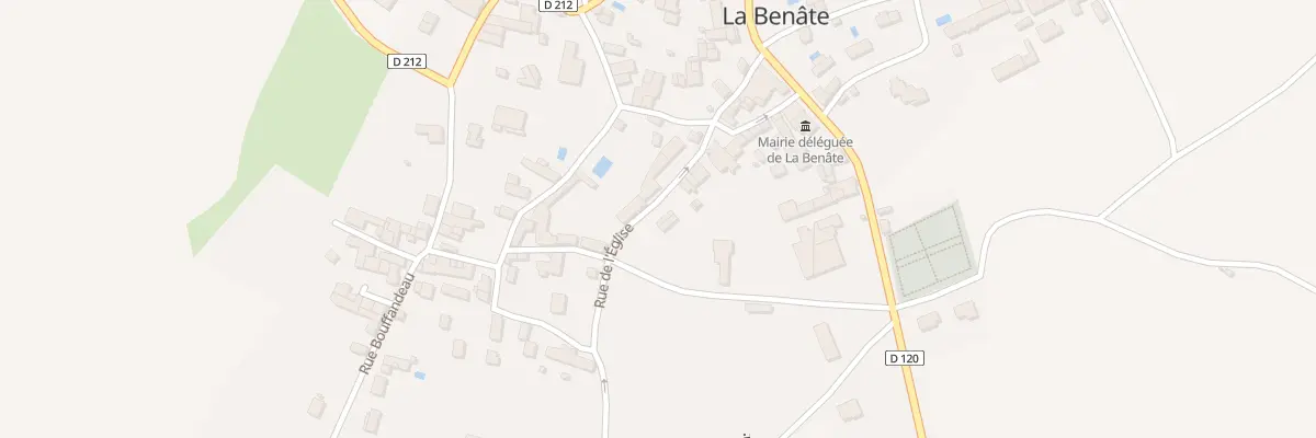 Plan du 13 Rue de l’Eglise - La Benate à Essouvert