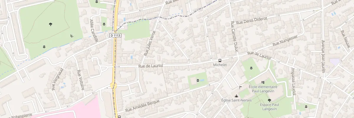 Plan du 46 Rue Lauriol à Bègles