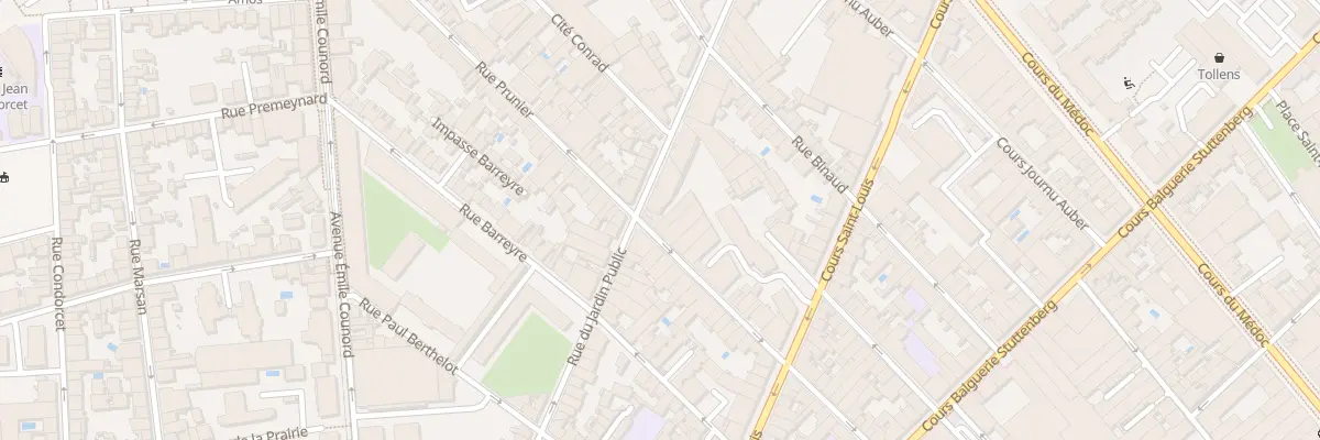 Plan du 51 Rue Prunier à Bordeaux