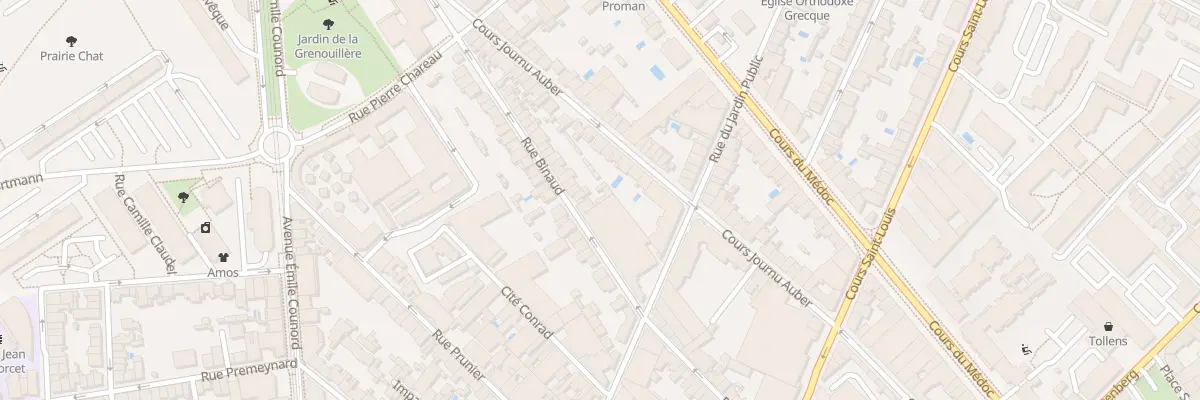 Plan du 87 Rue Binaud à Bordeaux