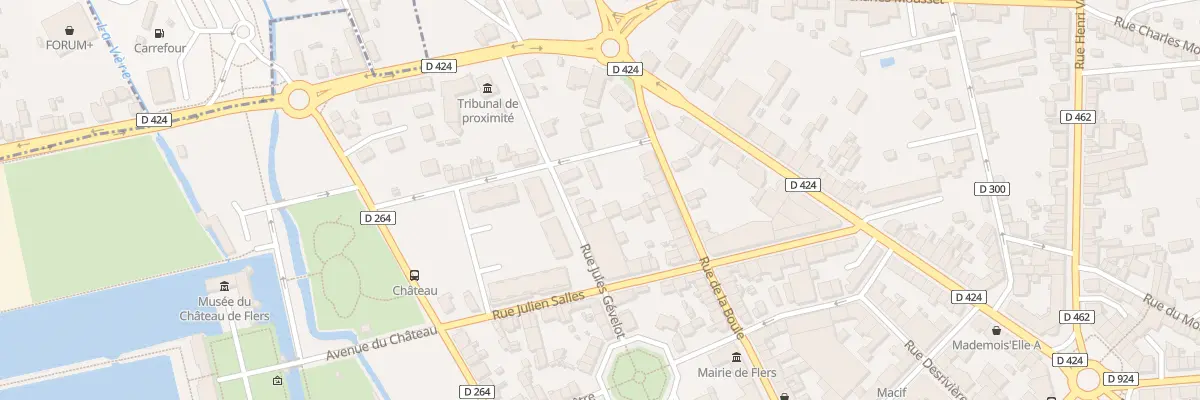 Plan du 30 Rue Jules Gevelot à Flers