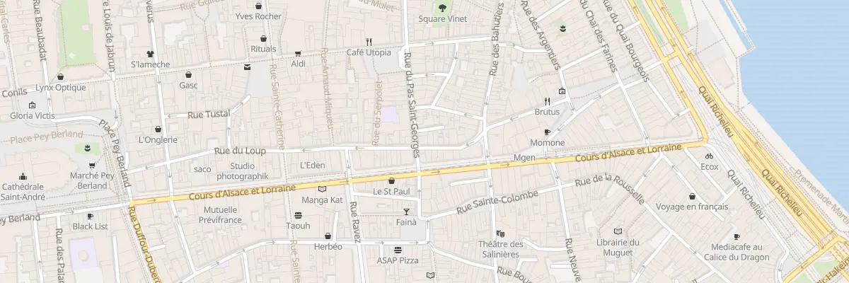 Plan du 23 Rue du Cerf Volant à Bordeaux