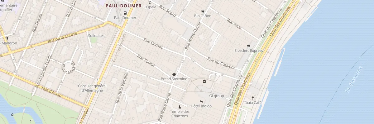 Plan du 44 Rue Notre Dame à Bordeaux