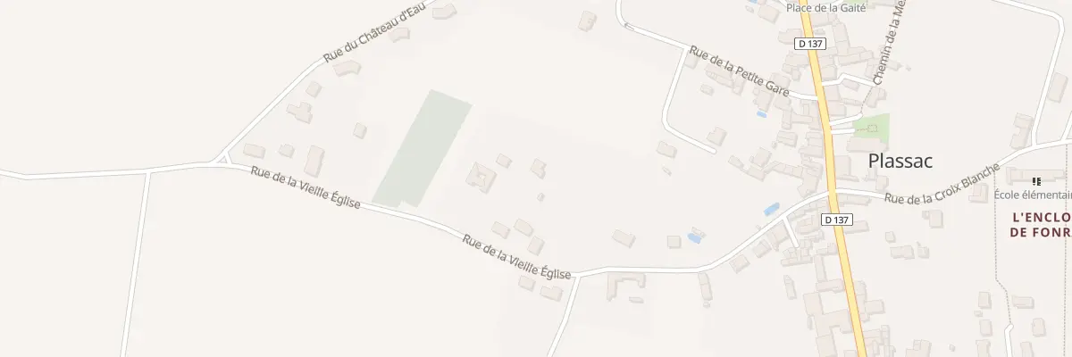 Plan du 24B Rue de la Vieille Eglise à Plassac